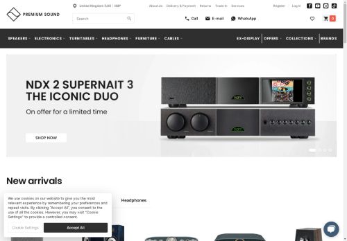 Premium Sound | Home audio retailer in London