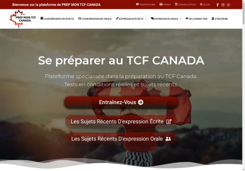 Préparer Mon TCF Canada - Plateforme pour réussir le TCF