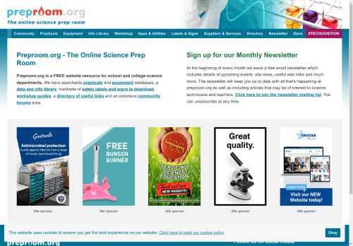 The Online Science Prep Room | Preproom.org