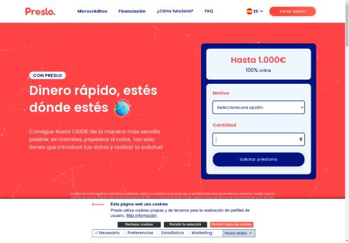 ▷ Preslo: A un CLICK de tu financiación online  ✔