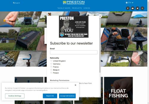 Preston Innovations | UK Match Fishing Tackle For True Anglers |  Preston Innovations