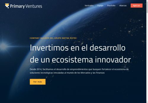 Inicio - Primary Ventures