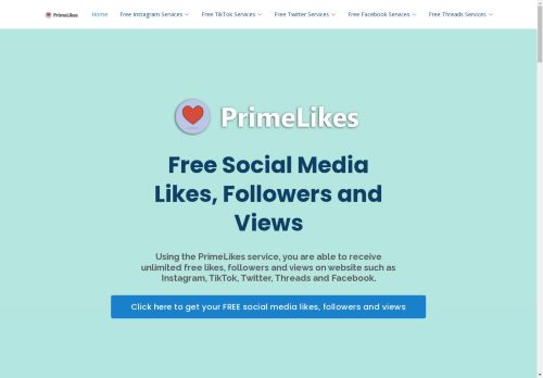 Free Social Media Likes, Followers and Views | Prime-Likes.com