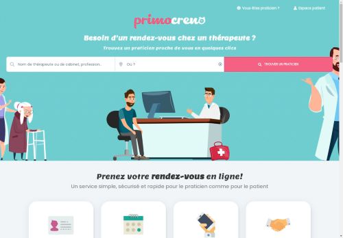 PrimoCreno : trouvez un thérapeute proche de vous