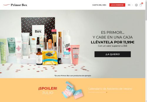 Primor Box: Suscripción a productos de maquillaje y belleza.