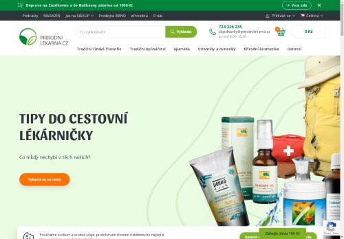 Pøírodní lékárna - Vá 100% pøírodní e-shop a osobní rádce