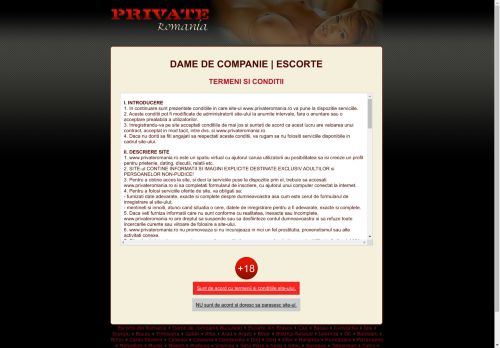 Dame de companie, Escorte - Private Romania