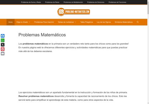 Problemas Matemáticos Para Niños de Primaria ✓