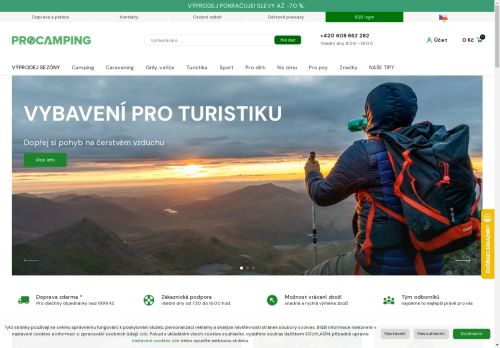 E-shop s campingovým a outdoor vybavením | Procamping.cz