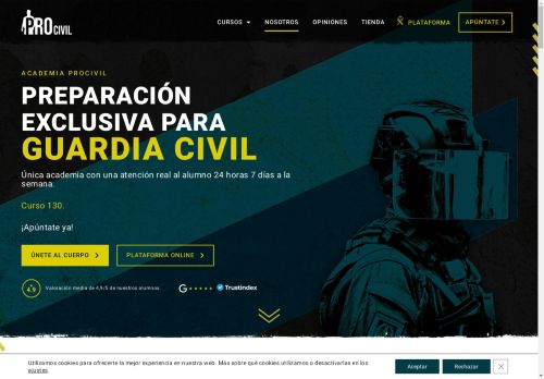 ProCivil | Academia exclusiva de oposición a Guardia Civil