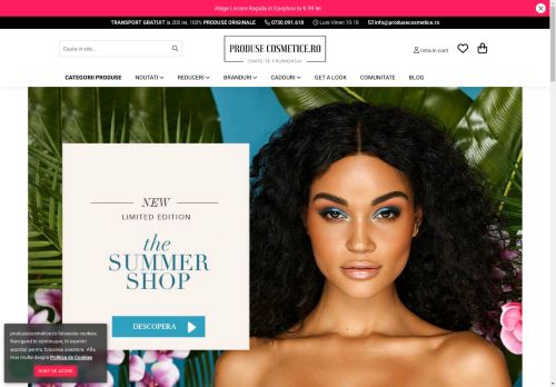 Produse cosmetice online pentru makeup sau ingrijirea tenului, Magazin online cu produse L'Oreal, NYX, Revlon, Makeup Revolution