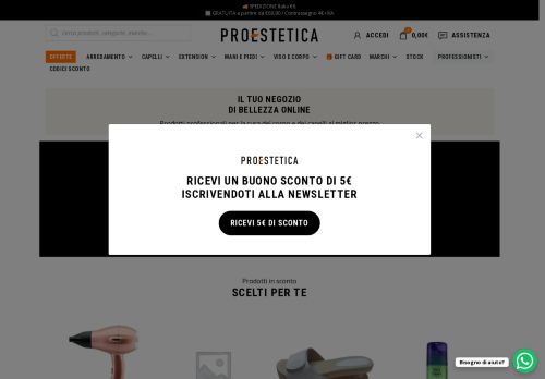 Proestetica - Prodotti professionali per l'estetica e la cura dei capelli