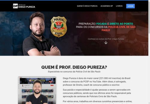 Prof. Diego Pureza - Preparação para a Polícia Civil de São Paulo