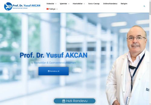 Prof. Dr. Yusuf Akcan | Gastroenteroloji Doktoru | Prof. Dr. Yusuf AKCAN