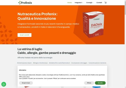 Profenix - Integratori naturali per il benessere