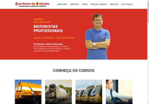 Professor Carlos Eduardo | Cursos Online para Motoristas Profissionais