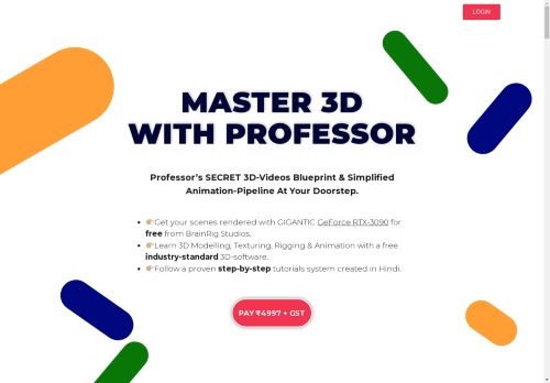 Best 3D Animation Course – Master 3D With Professor