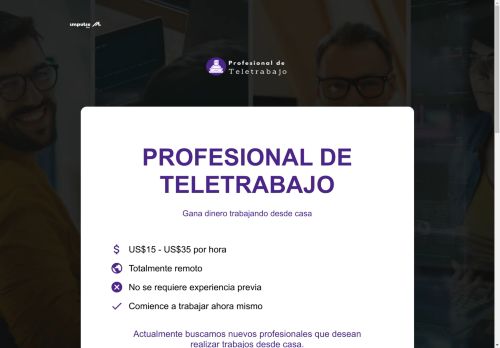  Profesional de Teletrabajo  | Grupo Impulse