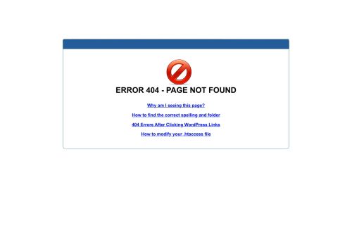 404 - PAGE NOT FOUND