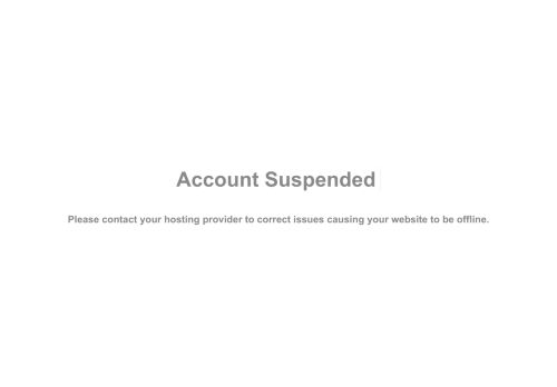 Account Suspended