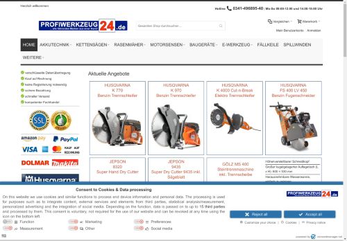 profiwerkzeug24.de - Onlineshop für Dolmar, Makita, Gölz, Eder und aller Werkzeuge