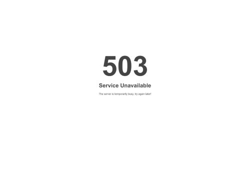  503 Service Unavailable
