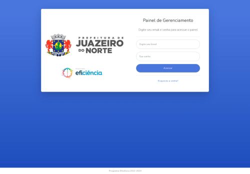 Programa Eficiência - Login