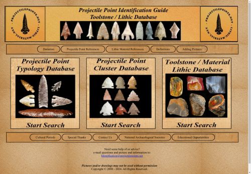 Projectile Points Identification