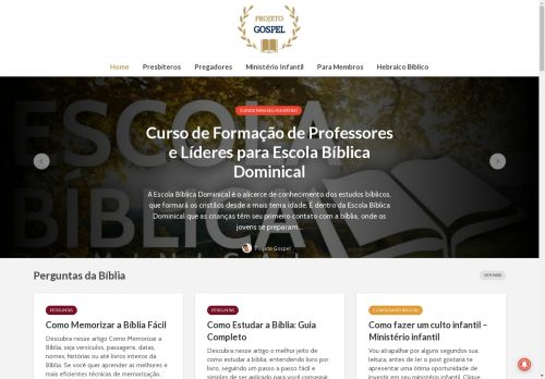 Projeto Gospel - Significados, Histórias e Curiosidades Bíblicas