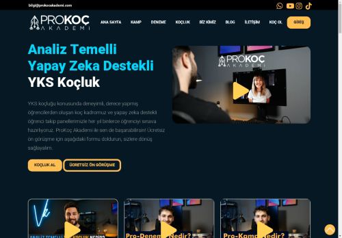 Yks KoÃ§luk | Online Yks KoÃ§luk FiyatlarÄ± | ProkoÃ§ Akademi