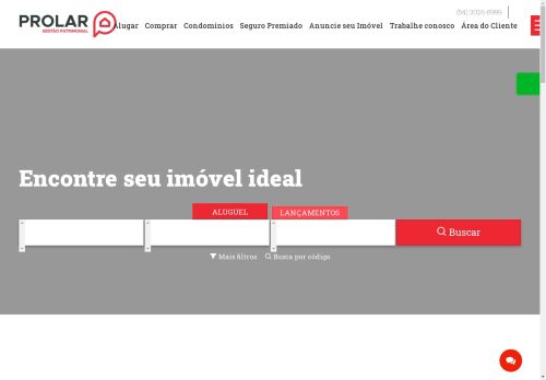 Home - PROLAR IMÓVEIS ADMINISTRAÇÃO E CORRETAGEM LTDA