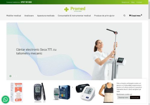 Magazin online de echipamente si mobilier medical - Promed