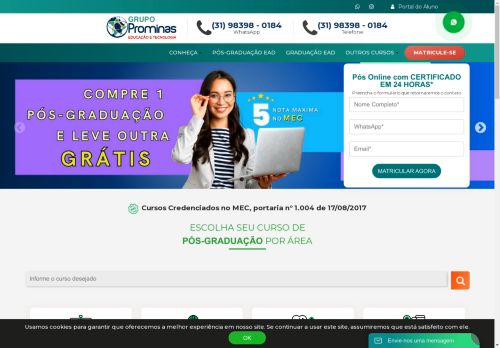 Grupo Prominas - Transformando vidas pela Educação.