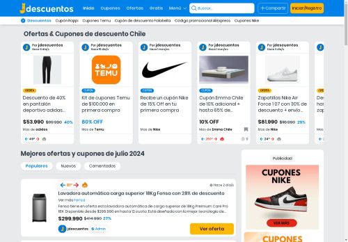 Jdescuentos.cl - Ofertas & Cupones descuento en Chile