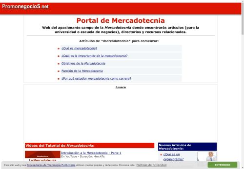 PORTAL DE MERCADOTECNIA - Promonegocios.net