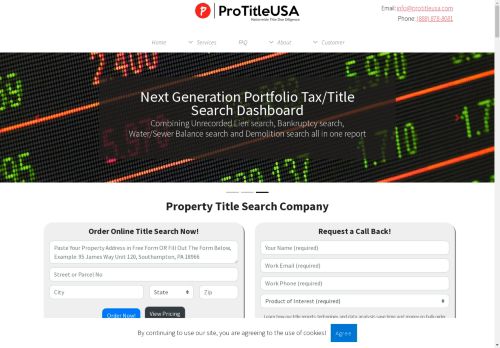 Property Title Search in USA, Property Lookup Online