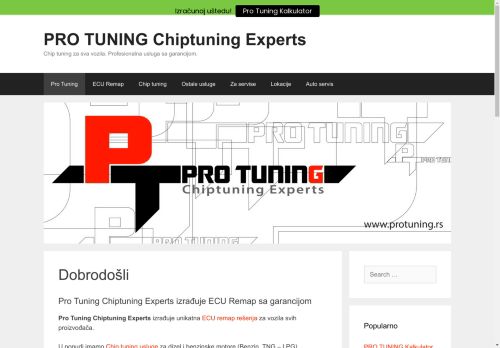 Dobrodošli - PRO TUNING Chiptuning Experts