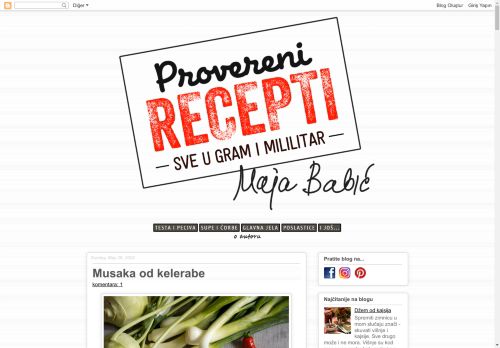 Provereni recepti by Maja Babić