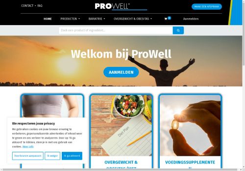 Welkom bij ProWell • Voedingssupplementen