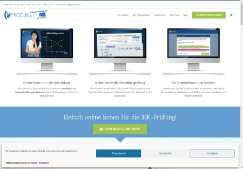 Online Vorbereitung für die IHK - Abschlussprüfung • Prozubi