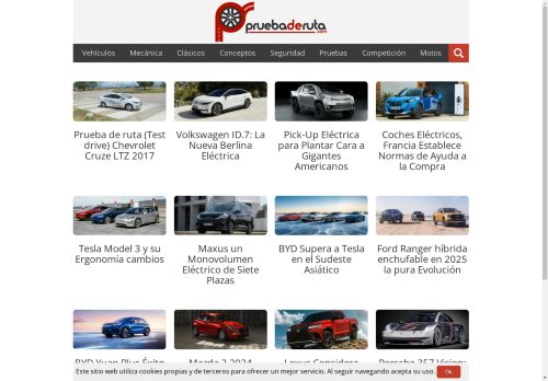 Pruebaderuta.com. Automóviles y algo más