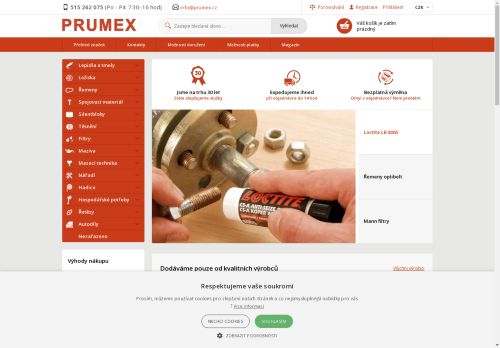 Prumex.cz - prodej technického sortimentu | Prumex.cz