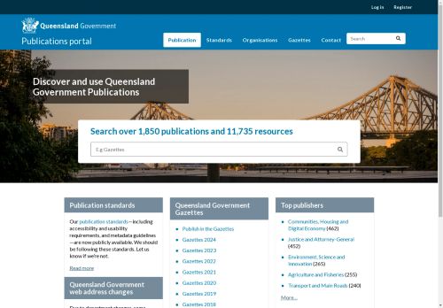 Welcome - Publications | Queensland Government