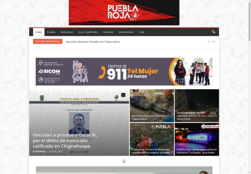 PUEBLAROJA.MX | Sitio especializado noticias policÃ­acas de Puebla