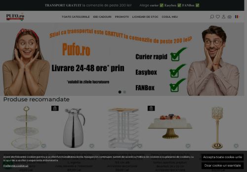 Pufo.ro - Magazin online cu preturi mici, livrare rapida