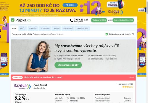 Půjčka.co - Finanční srovnávač úvěrů