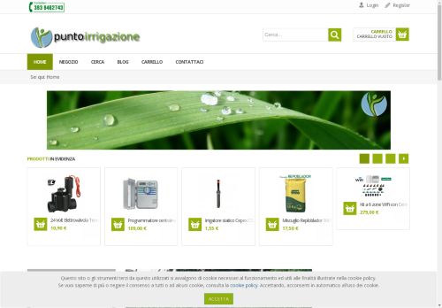 Punto Irrigazione | Vendita online accessori per l'irrigazione ed il giardinaggio