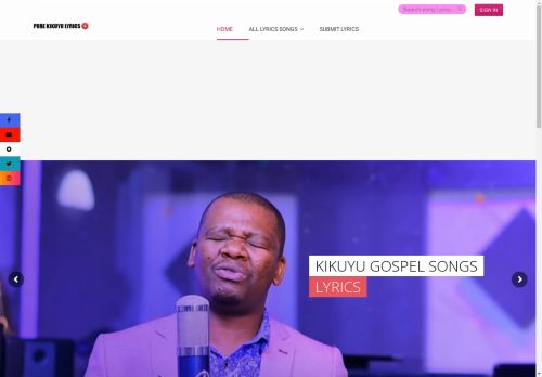 Homepage - pure kikuyu lyrics