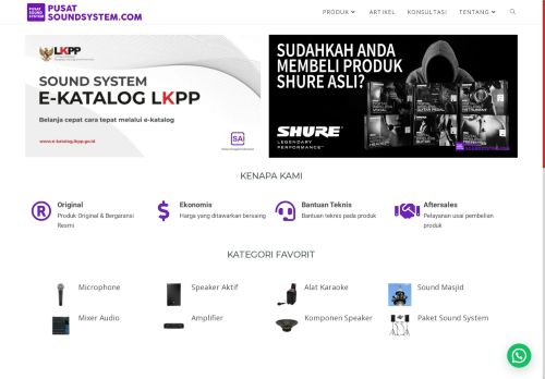 Jual Sound System | Barang Dijamin Ori & Bergaransi Resmi