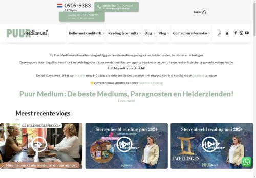 Puur Medium: De beste Mediums, Paragnosten en Helderzienden! - Puur Medium